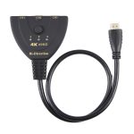 3 x 1 4K 60Hz HDMI Bidirektionaler Umschalter mit Pigtail-HDMI-Kabel – Bild 2