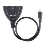 3 x 1 4K 60Hz HDMI-Umschalter mit Pigtail-HDMI-Kabel – Bild 2