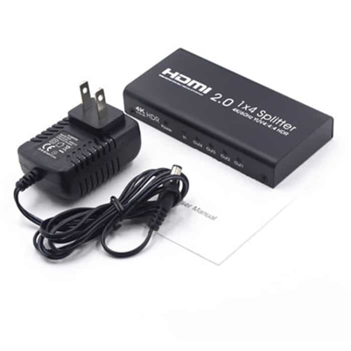 AYS-14V20 HDMI 2.0 1x4 4K Ultra HD Switch Splitter, 1x4 4K – Bild 5