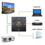 HDMI-Switch 3 in 1 Ausgang 4Kx2K HD-Video-Switch – Bild 5