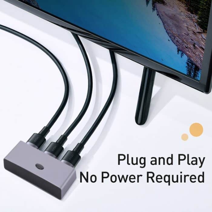 LS1097 1-in-2-out-4K-Split-Screen-HDMI-Zwei-Wege-Konvertierungs-Audio-Video-Switch – Bild 4