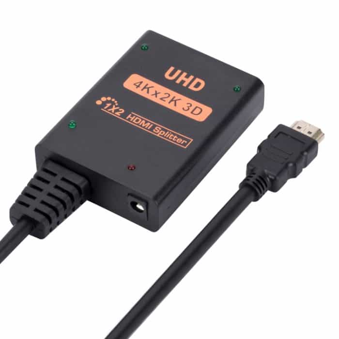 1 in 2 Ausgänge HDMI 4K HD Video Splitter, mit Kabel – Bild 3