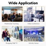 1 in 2 Ausgänge HDMI 4K HD Video Splitter, mit Kabel – Bild 9