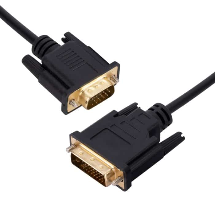 DVI-zu-VGA-Adapterkabel, Computer-Grafikkarte, Monitorkabel, Länge: 1 m – Bild 2