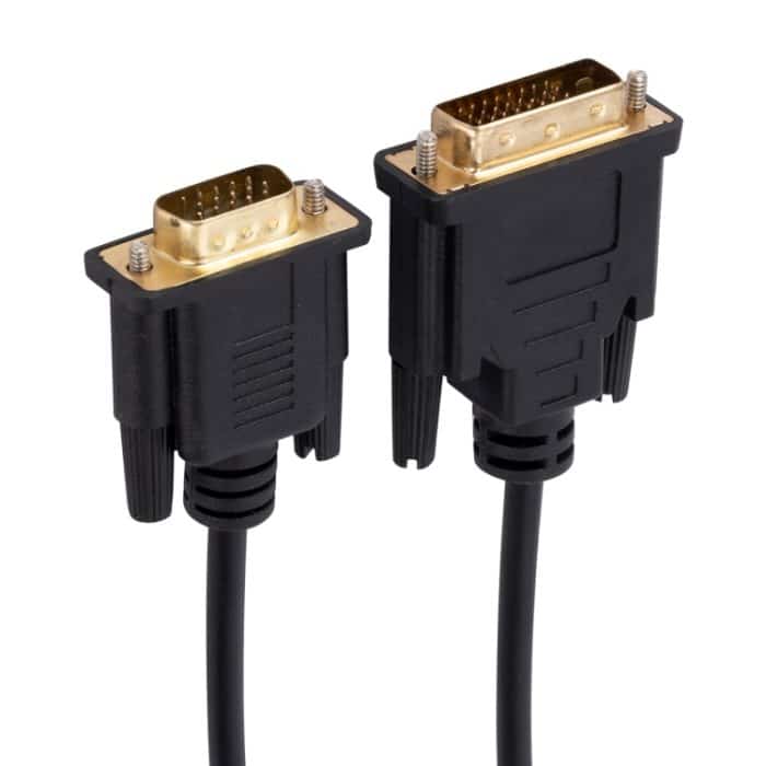 DVI-zu-VGA-Adapterkabel, Computer-Grafikkarte, Monitorkabel, Länge: 1 m – Bild 3