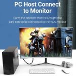 DVI-zu-VGA-Adapterkabel, Computer-Grafikkarte, Monitorkabel, Länge: 1 m – Bild 9