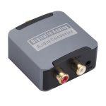 Digital-zu-Analog-3,5-Koaxial-Audiokonverter, Host + USB-Kabel + Glasfaserkabel