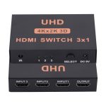 HDMI-Switch 3 in 1 Ausgang 4Kx2K HD-Video-Switch, mit Fernbedienung – Bild 4
