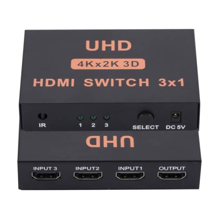 HDMI-Switch 3 in 1 Ausgang 4Kx2K HD-Video-Switch, mit Fernbedienung – Bild 4