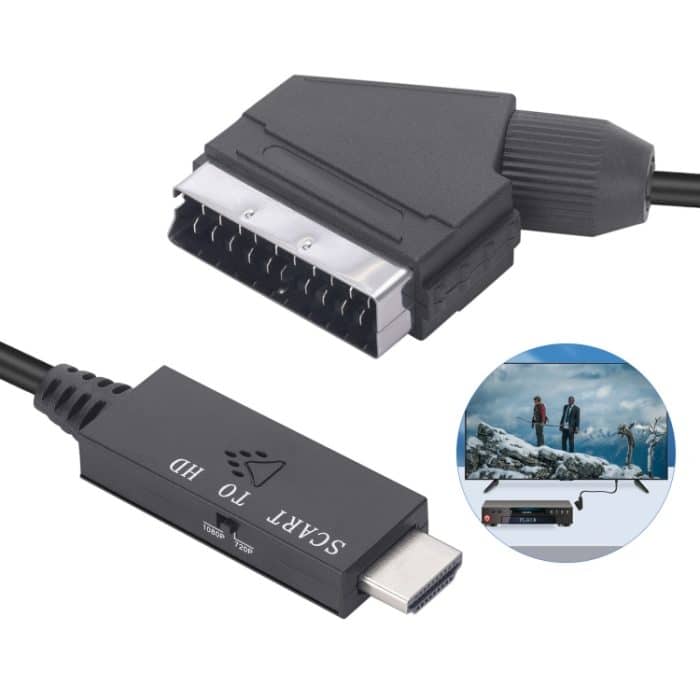 Scart-auf-HDMI-kompatibles Konverter-Video-Audio-Adapterkabel, Scart To HDMI – Bild 3