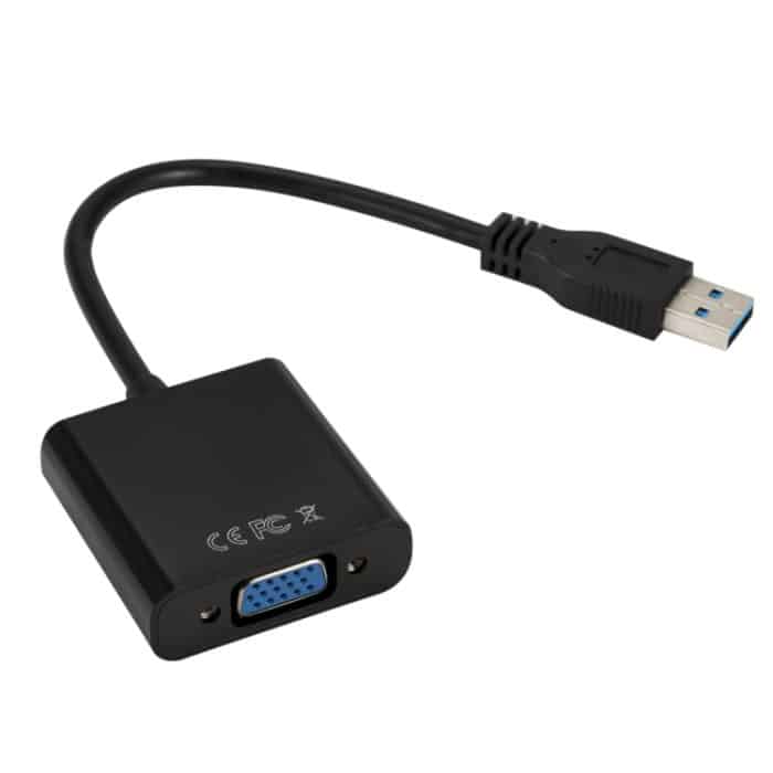 Externes Grafikkarten-Konverterkabel USB3.0 zu VGA, Auflösung: 1080P, 1080P (Black), 1080P (Blue), 1080P – Bild 2