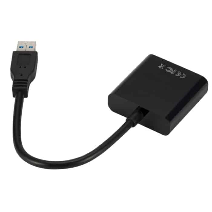 Externes Grafikkarten-Konverterkabel USB3.0 zu VGA, Auflösung: 1080P, 1080P (Black), 1080P (Blue), 1080P – Bild 3