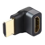 HDMI-Stecker auf HDMI-Buchse, 90-Grad-Winkelkopf-Adapter aus Aluminiumlegierung, HDMI Female to HDMI Female – Bild 3