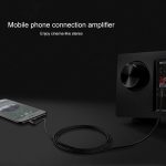 REXLIS 3635 3,5-mm-Stecker mit doppeltem Cinch-Vergoldungsstecker Schwarz geflochtenes Audiokabel aus schwarzer Baumwolle für aktiven Lautsprecher mit Cinch-Eingangsschnittstelle, Länge: 1 m – Bild 12