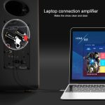 REXLIS 3635 3,5-mm-Stecker mit doppeltem Cinch-Vergoldungsstecker Schwarz geflochtenes Audiokabel aus Baumwolle für Cinch-Eingangsschnittstelle Aktivlautsprecher, Länge: 1,8 m – Bild 13