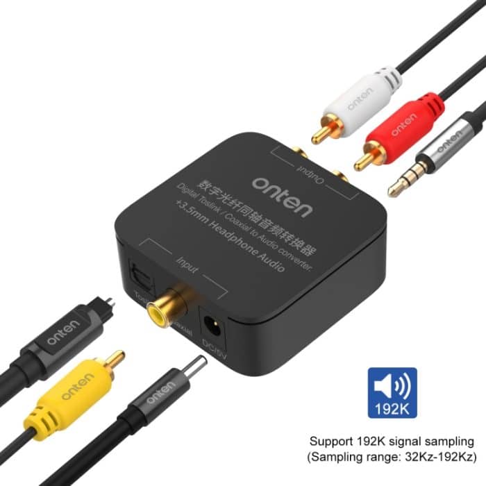 Onten 37506 Unterstützung für digitale optische koaxiale Audiokonverter 192K – Bild 4