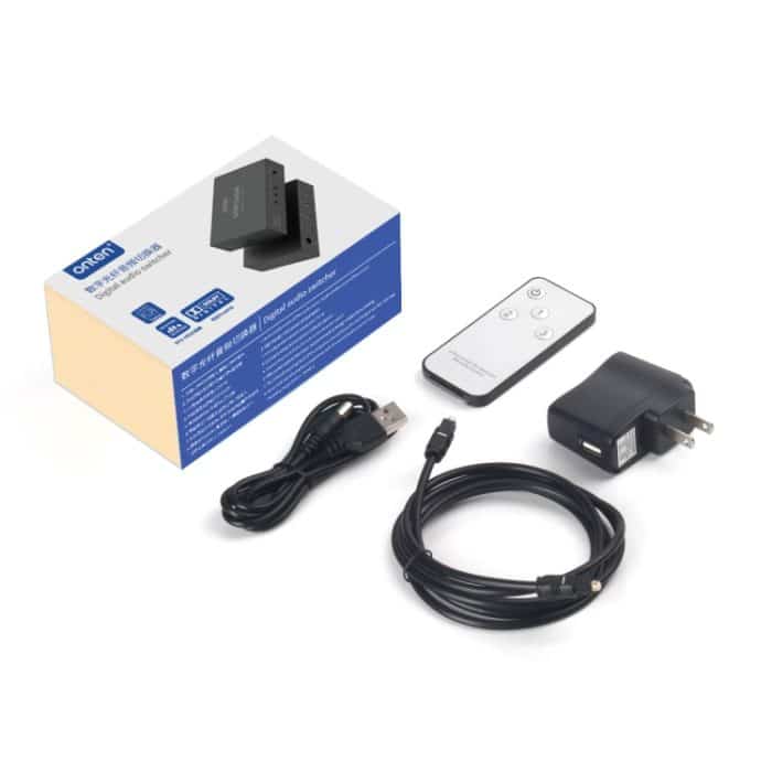 Onten 37507 Digital Optical Audio 3-in-1-Out-Switcher-Lautsprecheranschluss – Bild 3