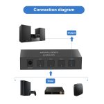 Onten 37507 Digital Optical Audio 3-in-1-Out-Switcher-Lautsprecheranschluss – Bild 4