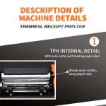 ZJ-8360 USB-Thermo-Belegdrucker mit automatischer Schneidefunktion, 80 mm, ZJ-8360 USB – Bild 5