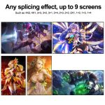 NK-BT88 4K 3X3 HDMI-Videowandcontroller Mehrbild-Spleißprozessor mit Fernbedienung – Bild 7