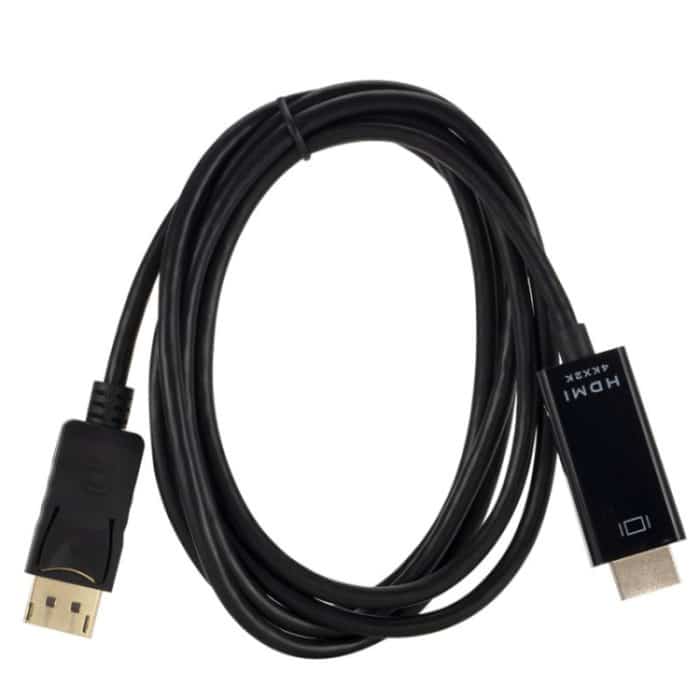 4K x 2K DP-zu-HDMI-Konverterkabel, Kabellänge: 1,8 m, 4K x 2K DP to HDMI Black, 4K x 2K DP to HDMI White – Bild 4