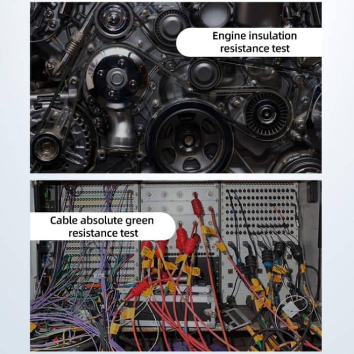 Benetech GT5307B Professioneller LCD-Digital-Isolationswiderstand Tester – Bild 7