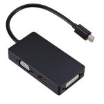 Mini DP zu HDMI + DVI + VGA Rechteckiger Multifunktionskonverter, Kabellänge: 28 cm, Mini DP to HDMI + DVI + VGA Rectangle Black, Mini DP to HDMI + DVI + VGA, Mini DP to HDMI + DVI + VGA Rectangle White – Bild 4