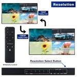NEWKENG NK-C941 Full HD 1080P HDMI 4x1 Quad-Multi-Viewer mit nahtlosem Schalter und Fernbedienung – Bild 5