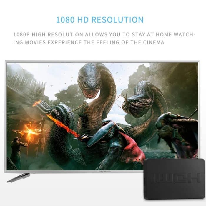 1080P 3 x 1 Ports (3 Ports Eingang x 1 Port Ausgang) HDMI-Switch mit Fernbedienung – Bild 9