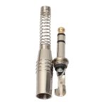 5 PCS 6,35 mm Metall-Audio-Stecker Stereo-Mikrofon-Kabelstecker – Bild 3