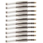 10 PCS 6,35 mm Metall-Audio-Stecker Stereo-Mikrofon-Kabelstecker – Bild 2