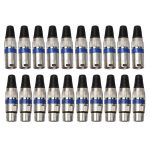 10 Paar XLR-Stecker Stecker + Buchse Mikrofonbuchse Stecker Buchse Stecker – Bild 2