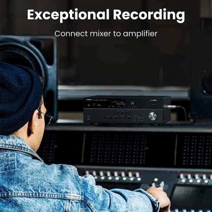 1 m 3-poliger XLR-Stecker auf XLR-Buchse MIC Shielded Cable Microphone Audio Cord – Bild 6