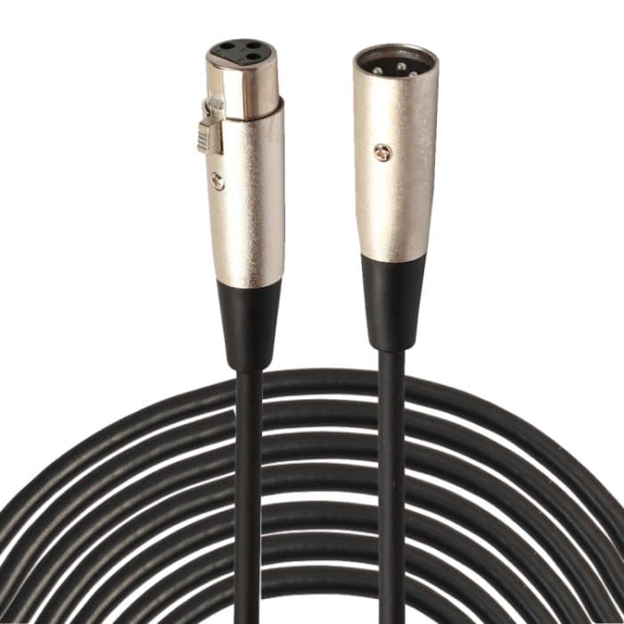 15 m 3-polige XLR-Stecker auf XLR-Buchse MIC Shielded Cable Microphone Audio Cord – Bild 2