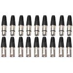 10 Paare 3-poliger XLR-Stecker Stecker + Buchse Mikrofonbuchse Stecker Buchse