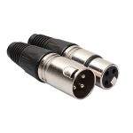 10 Paare 3-poliger XLR-Stecker Stecker + Buchse Mikrofonbuchse Stecker Buchse – Bild 3