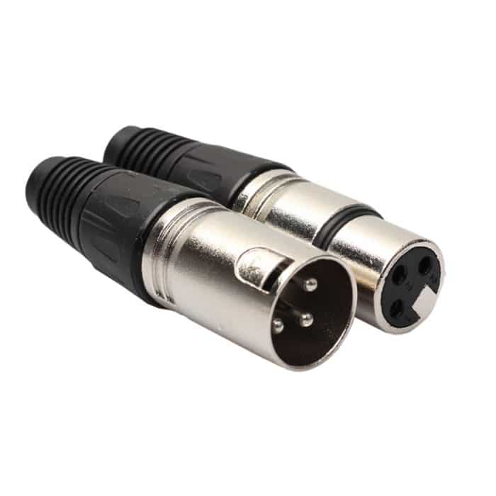 10 Paare 3-poliger XLR-Stecker Stecker + Buchse Mikrofonbuchse Stecker Buchse – Bild 3