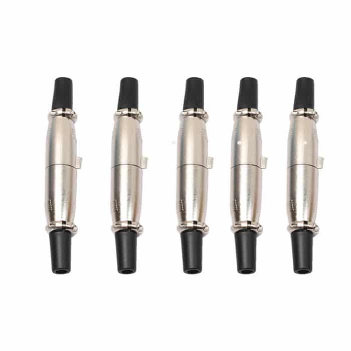 PC7030.jpg 5 Paare 3-poliger XLR-Stecker Stecker + Buchse Mikrofonbuchse Stecker Buchse – Bild 1