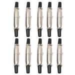 10 Paare 3-poliger XLR-Stecker Stecker + Buchse Mikrofonbuchse Stecker Buchse – Bild 2