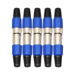 5 Paar Metallbuchse XLR 3-poliger Buchsenstecker Audioanschluss – Bild 2