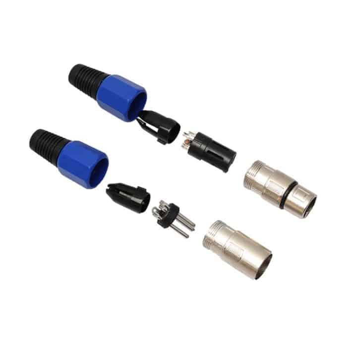 5 Paar Metallbuchse XLR 3-poliger Buchsenstecker Audioanschluss – Bild 5