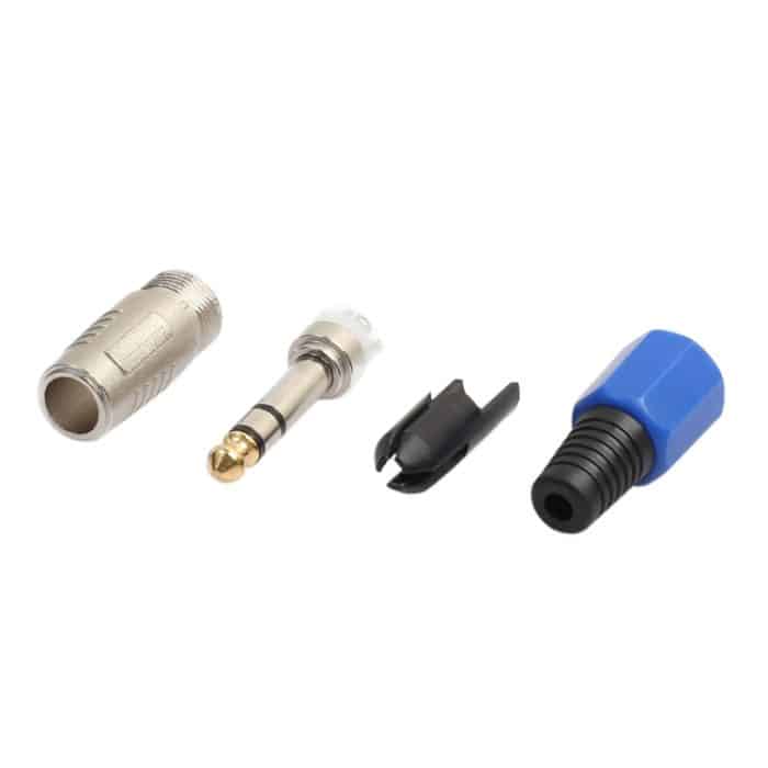 10 PCS 6,35 mm vergoldeter Audio-Stecker Stereomikrofon-Kabelstecker – Bild 4