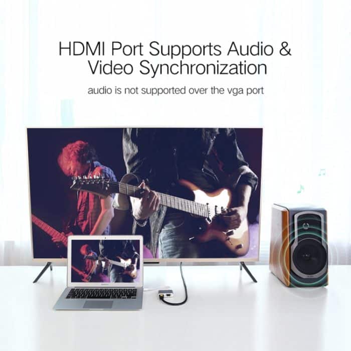 2-in-1-4Kx2K-Mini-DisplayPort-zu-VGA- und HDMI-Adapter – Bild 7