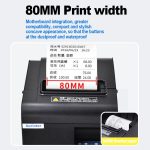 Xprinter N160II LAN-Schnittstelle, 80 mm, 160 mm/s, automatischer Thermo-Belegdrucker, US-Stecker, LAN Interface, EU Plug, LAN Interface, UK Plug, LAN Interface, US Plug – Bild 4