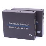 NK-E200IR 200 m über LAN HDMI H.264 HD (Sender + Empfänger) Extender mit IR