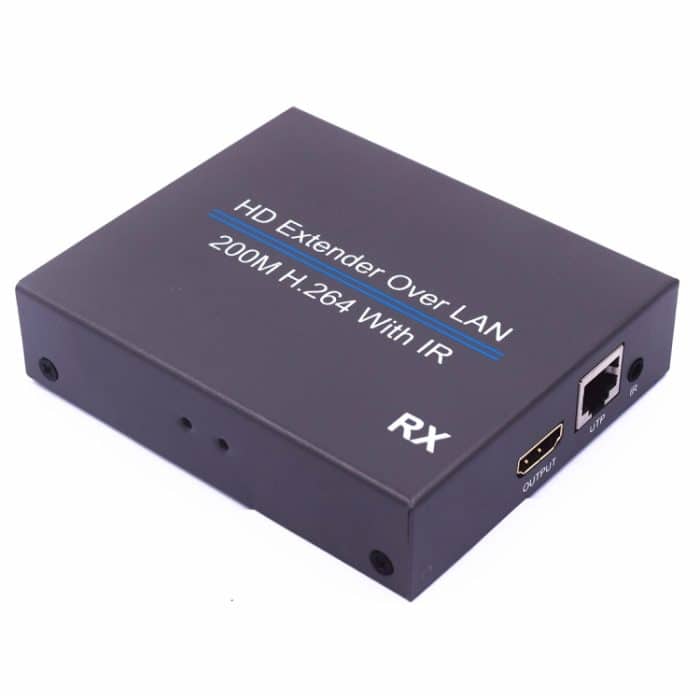 NK-E200IR 200 m über LAN HDMI H.264 HD (Sender + Empfänger) Extender mit IR – Bild 2