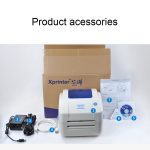 Xprinter XP-460B USB-Anschluss Thermoautomatische Kalibrierung Barcode-Drucker – Bild 9
