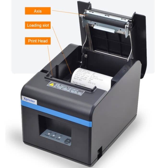 Xprinter XP-N160II USB-Anschluss Thermoautomatische Kalibrierung Barcode-Drucker – Bild 6