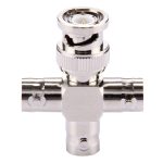 2 PCS 1 x BNC-Stecker auf 3 x BNC-Buchse, Kreuztyp – Bild 2