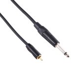 30 cm Metallkopf 6,35 mm Stecker auf Cinch-Stecker Audio-Anschlussadapterkabel für Mischkonsole – Bild 3